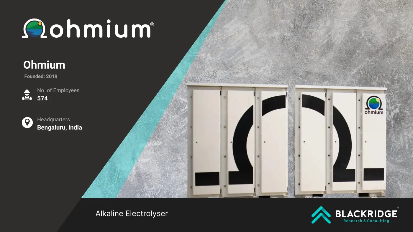 Ohmium green hydrogen electrolyzer