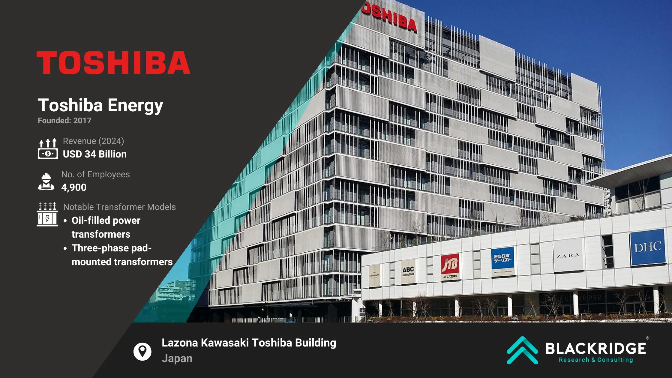 Toshiba transformer manufacturing