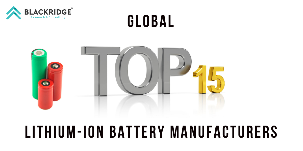  Top 15 List of Lithium-ion Battery Manufacturers         